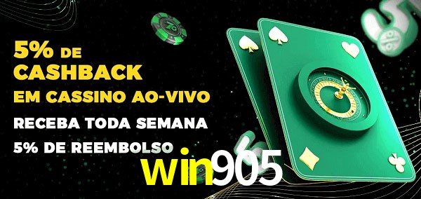 Promoções do cassino ao Vivo win905